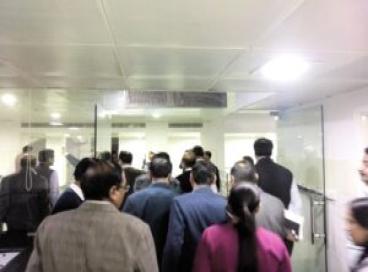  Visit to RGSSH by Hon’ble Health Minister Shri Satyendra Jain on 14th February 2015