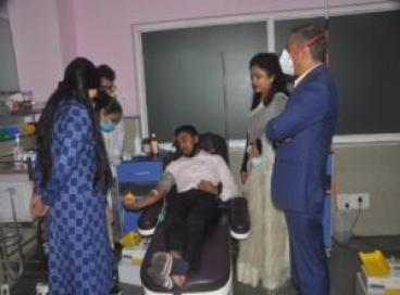 Inauguration of Blood Centre