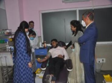 Inauguration of Blood Centre